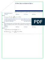 NCERT-Ray Optics-Plane and Spherica Mirror-DPP-01