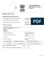 Eruditus India Annual Return