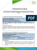 Guía para El Desarrollo Del Componente Práctico y Rúbrica de Evaluación - Unidad 3 - Tarea 5 - Componente Práctico - Salida de Campo