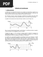 Utilisation de L'oscilloscope