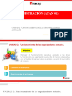 UNIDAD 2 Funcionamiento de Las Organizaciones Actuales