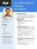 2.-Curriculum Vitae Lic. Mario Alberto Pastenes Bustamante