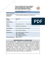 Programa Ciencias Naturales I (FIB-206)