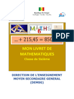 Livret Math 6e Juin 23