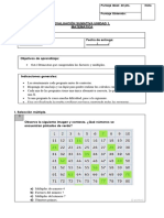 Evaluacion de Factores 6° Basico