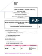 Syllabus L1 Maths Pour L'e - Conomie Et La Gestion