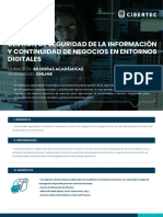 Gestion de Seguridad Informacion Continuidad Negocios