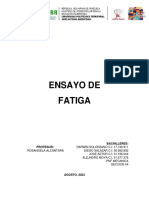 Ensayo de Fatiga