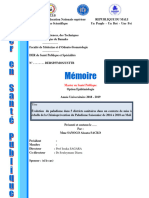 Mémoire Master DR Aïssata Sacko