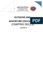 Lesson 3 Outdoor and Adventure Education