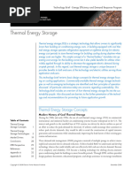 Thermal Energy Storage