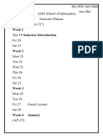 Semester Planner