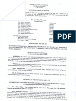 Res 120 Ordinance Granting Benefits and Incentives To Barangay Day Care Workers and For Other Purposes