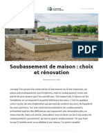 Soubassement de Maison - Choix Et Rénovation - La Maison Saint-Gobain