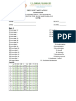 PRELIM Wre - SET-B