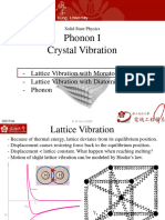 3 - Phonon I Crystal Vibration