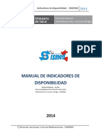 Manual de Indicadores de Disponibilidad