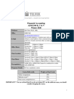 Financial Accounting ADM 1340 Syllabus