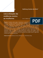 Em Legítima Defesa Da Honra, A Luta Contra A Naturalização Da Violência Contra As Mulheres