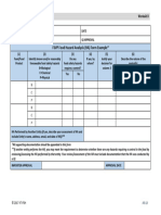 Food Hazard Analysis (HA) Form