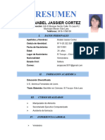 Curriculo Anabel Cortez