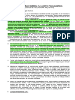 Consejos Al Medico Sobre El Tratamiento Psicoanalitico Freud