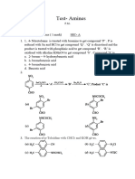 Amines Exam