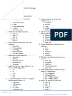 Quiz ICT For IT Lab