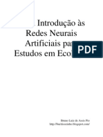 Uma Introdução Às Redes Neurais Artificiais para Estudos em Ecologia