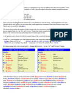 Vowel Change Verbs