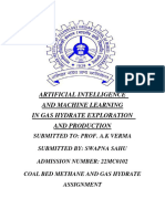 ML Ai in Gas Hydrate Exploration and Production ASSIGNMENT PDF