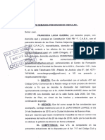 Demanda Justicia Nacional. Sentencia. Inscripcion y Testimonio para La Parte