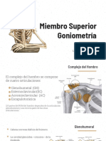 Goniometria MMSS - Hombro