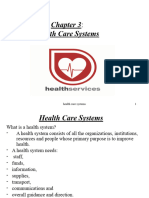 CH 3 Health Care Systems