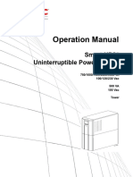 Operation Manual: Smart-UPS Uninterruptible Power Supply