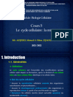 Cours 5 - Cycle Cellulaire - La Mitose