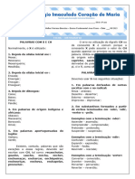 Ficha de Estudos Ortografia