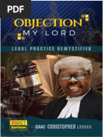 1 November Final Revised Litigation Lingo - Objection My Lord