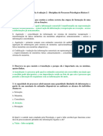 Avaliação 2 PPB - Gabarito Do Simulado