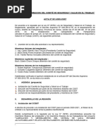 Acta de Comite de Seguridad (PAMPAMARCA)