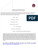 Antecedentes No Penales ROBERTO Gobierno Estado de Jalisco