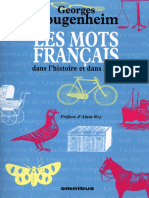 Les Mots Francais Dans Le Histoire Et Dans La Vie