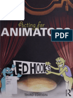 Acting For Animators - 3 Edição - Ed Hooks