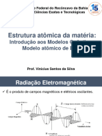 Aula 04 Introdução Aos Modelos Atômicos Quânticos e Modelo Atômico de Bohr