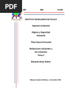 Investigacion Radiacion Ionizante y No Ionizante