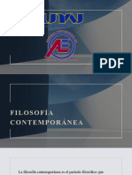 Filosofía Contemporánea