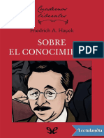 Sobre El Conocimiento - Friedrich A Hayek