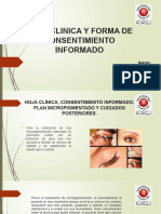 Hoja Clinica y Forma de Consentimiento Informado