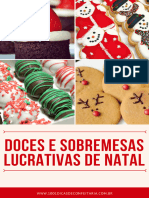 Doces e Sobremesas Lucrativas de Natal