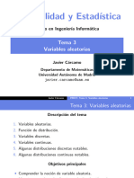 Tema 3 Variables Aleatorias